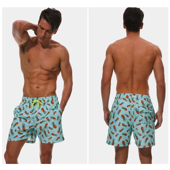 Men's Swim Trunks Cool Beach Shorts - Picture 2 of 6
